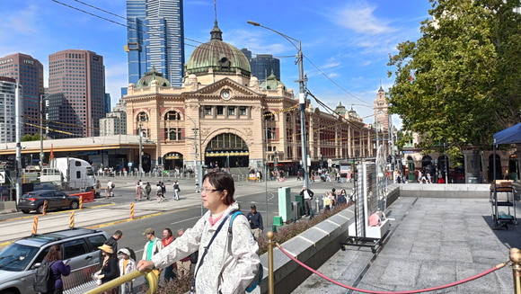 澳洲墨爾本．弗林德斯街車站（Flinders Street Station） 