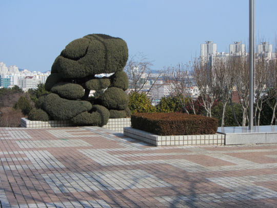 釜山文化會館平台優美環境