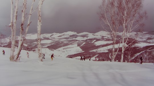 北海道小樽天狗山滑雪場 山頂優美雪景