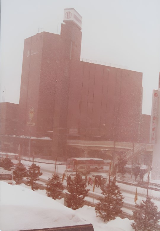 北海道札幌市 漫天風雪
