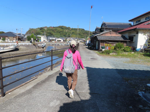 戸口町村落步行到御輿来海岸展望所