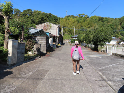 御輿来海岸展望所 登山口