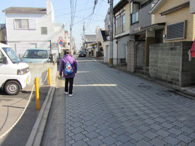 姪浜地鐵站步行往姪浜渡船場