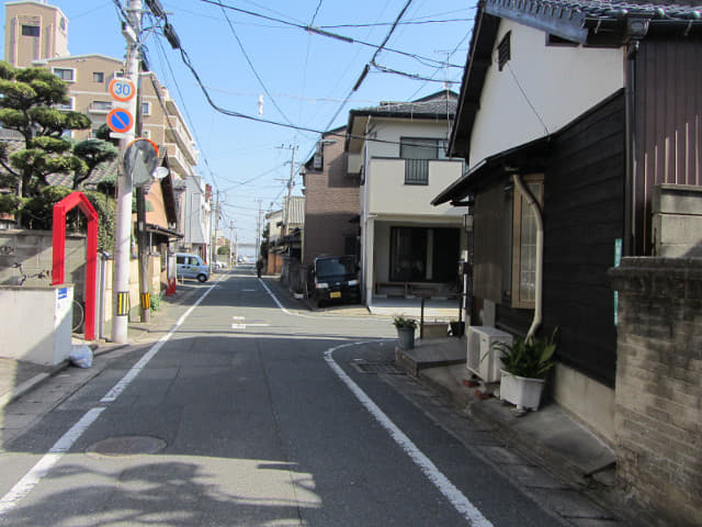 姪浜地鐵站步行往姪浜渡船場