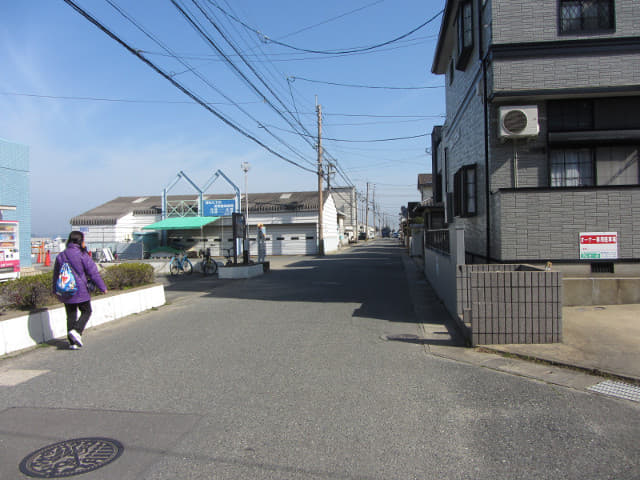 姪浜地鐵站步行往姪浜渡船場