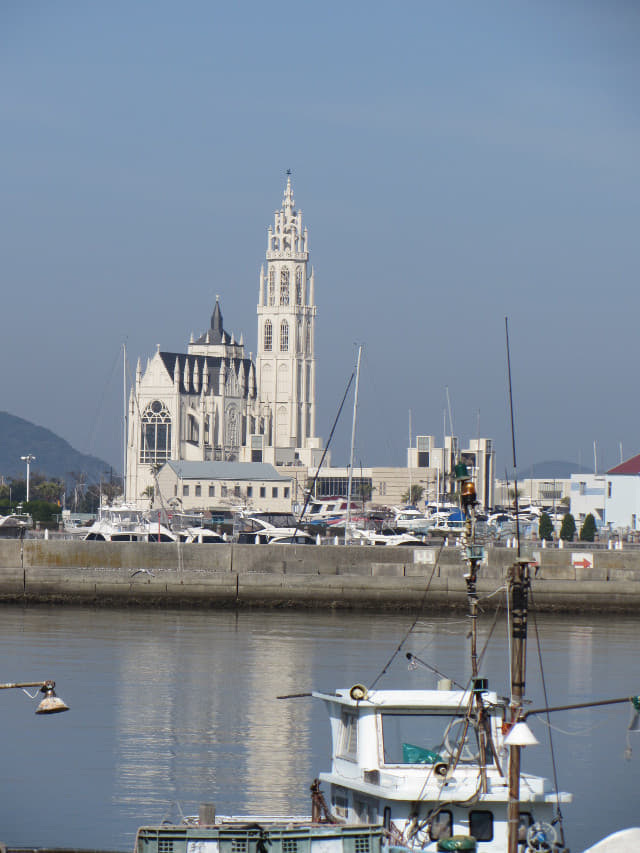 姪浜地鐵站步行往姪浜渡船場