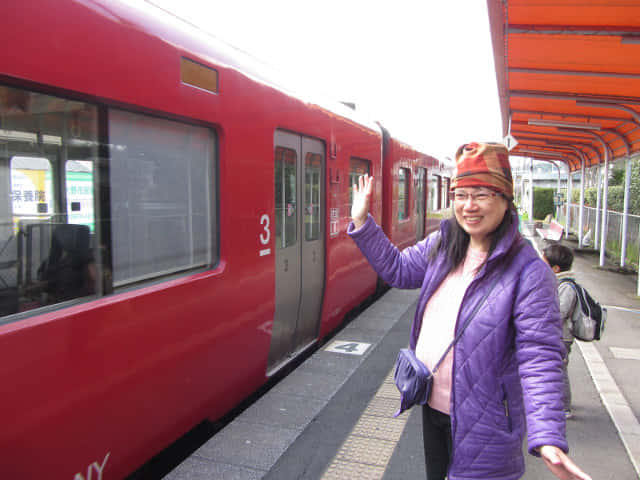 緒方駅乘火車往大分駅