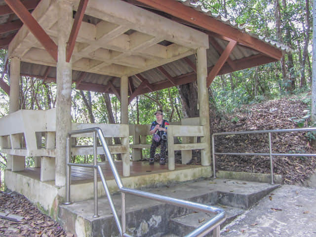 清萊美斯樂 皇太后陵寢登山步道 涼亭