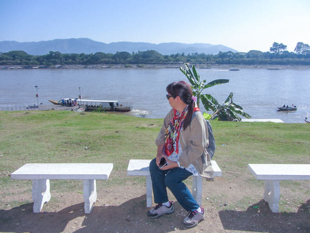 泰國金三角公園 湄公河畔