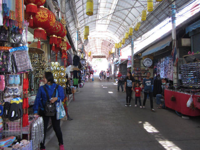 泰國美塞鎮 泰國、緬甸邊境 商店區