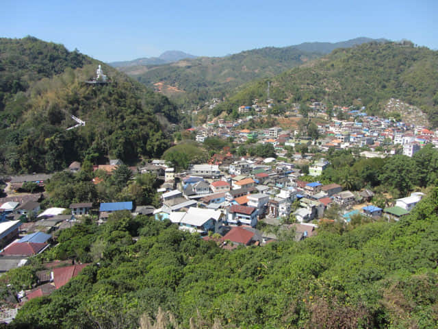 泰緬邊境泰國美塞鎮 