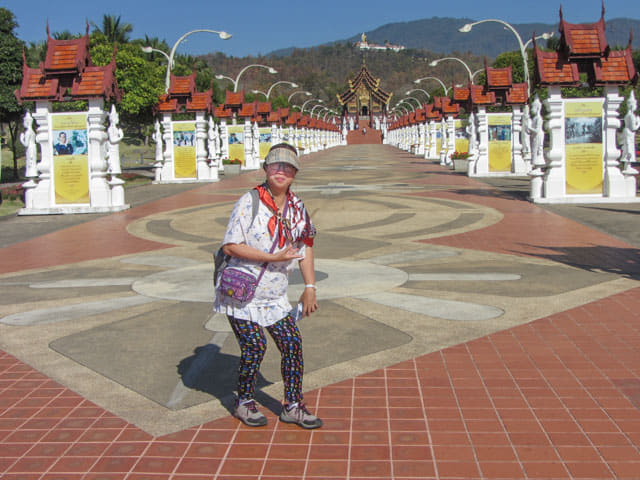 泰國清邁市拉查帕皇家花園 皇家樓閣 (Royal Pavillion 入口