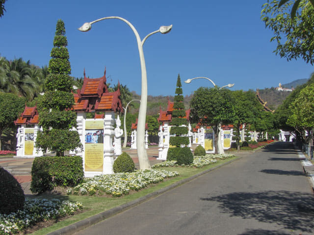 泰國清邁市拉查帕皇家花園 皇家樓閣 (Royal Pavillion) 入口