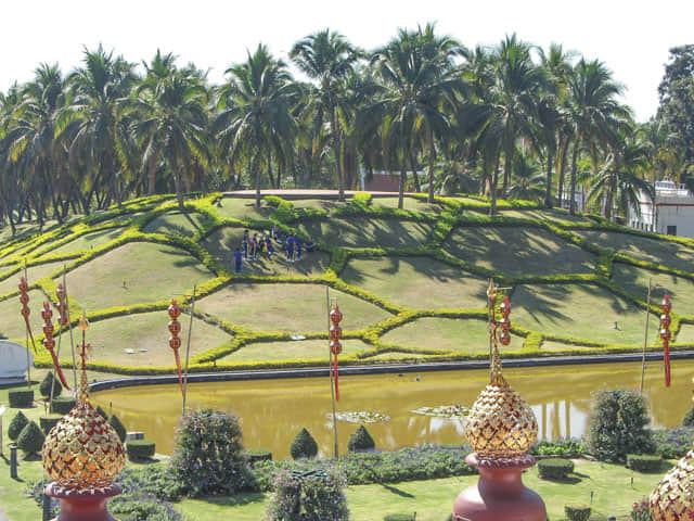 泰國清邁市拉查帕皇家花園 (Royal Park Rajapruek) 椰林
