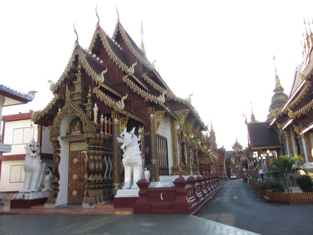 泰國清邁古城內的 Wat Saen Muang Ma Luang 寺廟