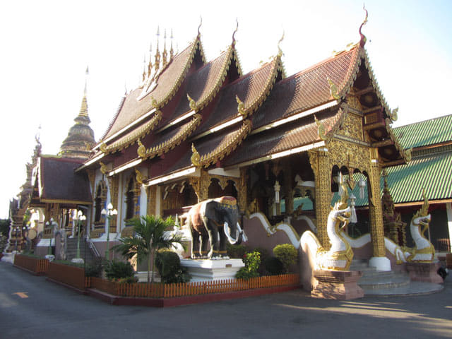 泰國清邁古城內的 Wat Saen Muang Ma Luang 寺廟