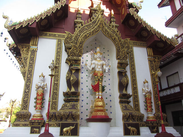 泰國清邁古城內的 Wat Saen Muang Ma Luang 寺廟