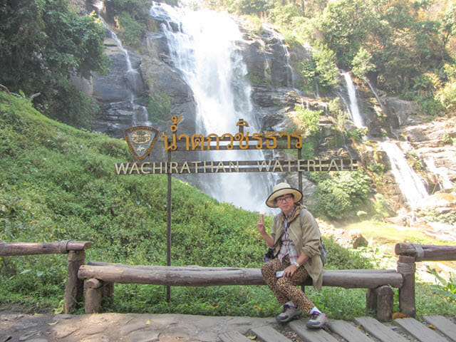 泰國 茵他儂國家公園 (Doi Inthanon National Park) - 瓦基拉坦瀑布 (Wachirathan Waterfall)