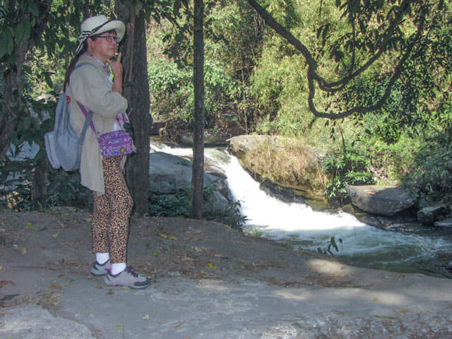 泰國 茵他儂國家公園 (Doi Inthanon National Park) - 瓦基拉坦瀑布 (Wachirathan Waterfall) 下游