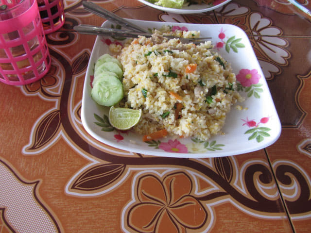 泰國夜沙良 (Mae Sariang / อำเภอแม่สะ 人) 鄉村餐廳 泰式炒飯