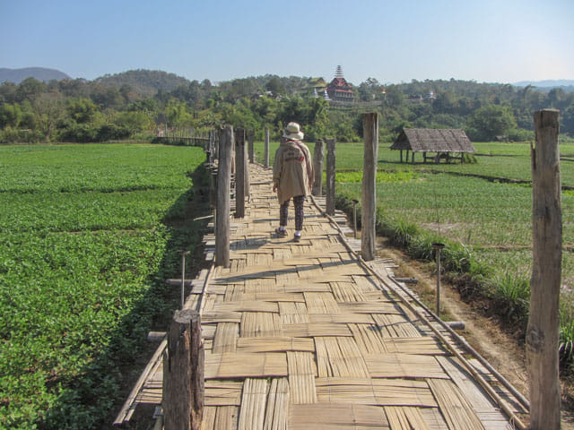 泰國 湄宏順 (Mae Hong Son) Su Tong Pae Bridge (Su Tong Pae 竹橋 / สะพานซูตองเป้)