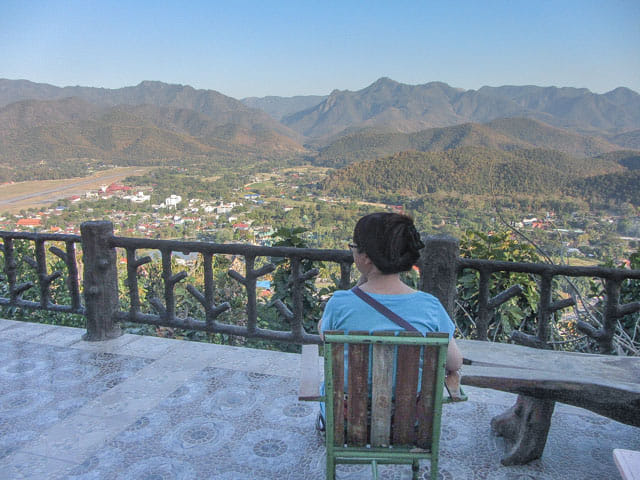 泰國 湄宏順 (Mae Hong Son) Kong Mu 山頂 Wat Phra That Doi Kong Mu寺廟