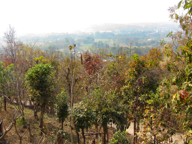泰國 拜縣 (Pai) 白佛美茵寺 (Chedi Phra That Mae Yen) 展望台