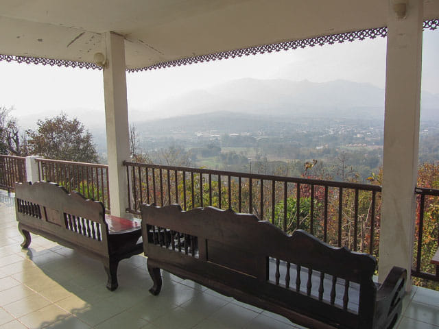 泰國 拜縣 (Pai) 白佛美茵寺 (Chedi Phra That Mae Yen) 展望台