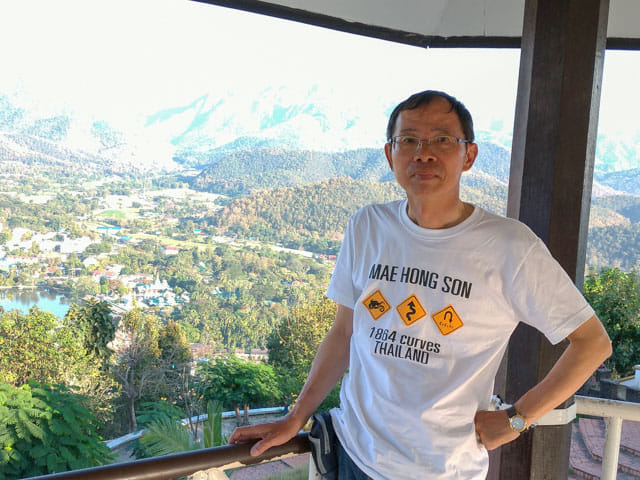 泰國 湄宏順 (Mae Hong Son) Kong Mu 山頂 Wat Phra That Doi Kong Mu寺廟