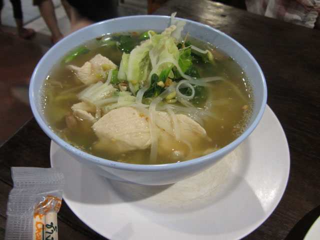 泰國 拜縣 (Pai) 拜縣步行街 幸運飯店 (Duang Restaurant) 晚餐 泰式湯粉