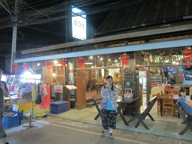 泰國 拜縣 (Pai) 拜縣步行街 幸運飯店 (Duang Restaurant  / ร้านอาหารดวง) 晚餐