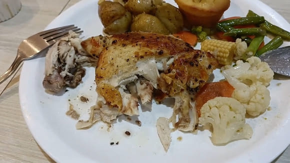 菲律賓馬尼拉 Kenny Rogers Roasters 燒雞餐