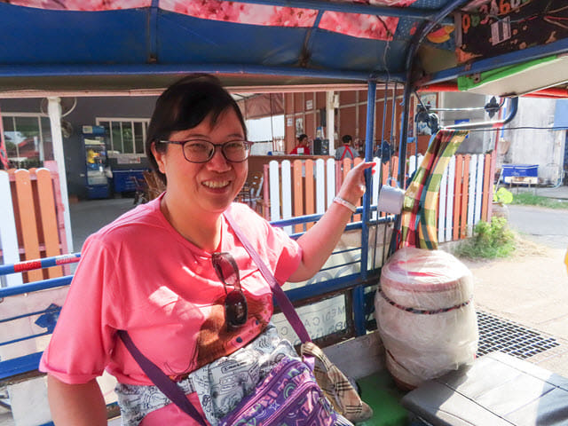 那空拍儂 Nakhon Phanom U- Home Hotel 乘 Tuk Tuk 往 那空拍儂巴士站