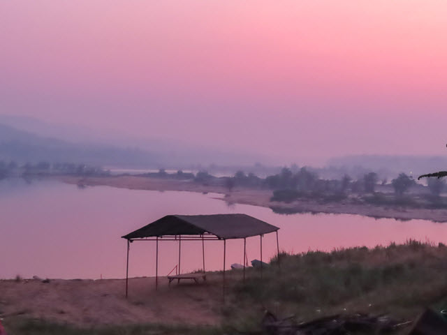 Khong Chiam 湄公河大清早景色