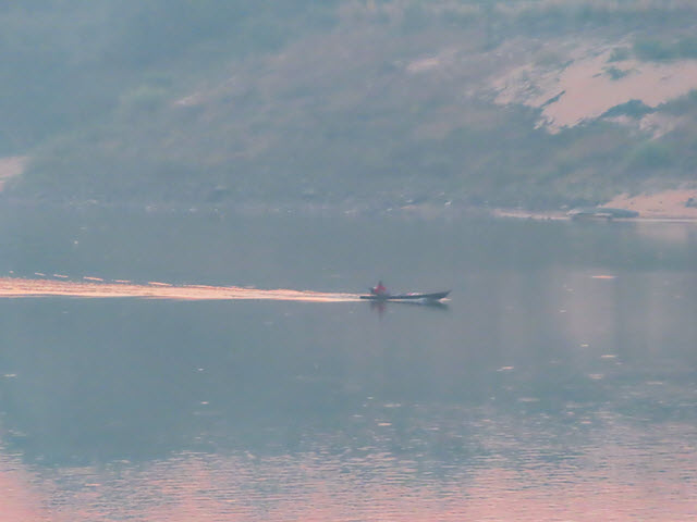 Khong Chiam 湄公河大清早景色