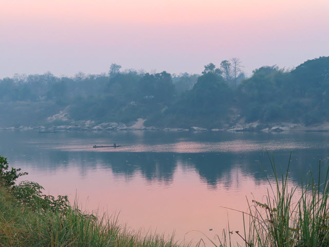 Khong Chiam 泰國月河大清早日出景色